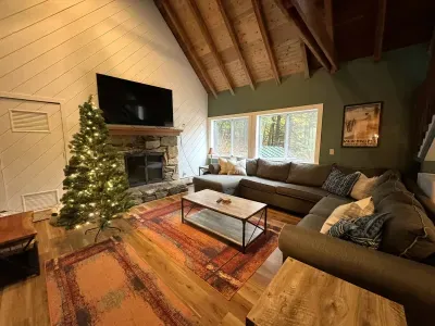 Christmas in the Tower House is the best! The Christmas tree will be up after Thanksgiving for the holidays!