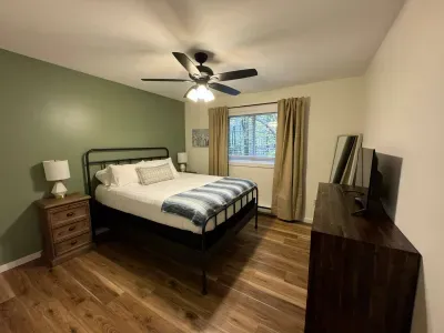 Headboard added to Bedroom #2!