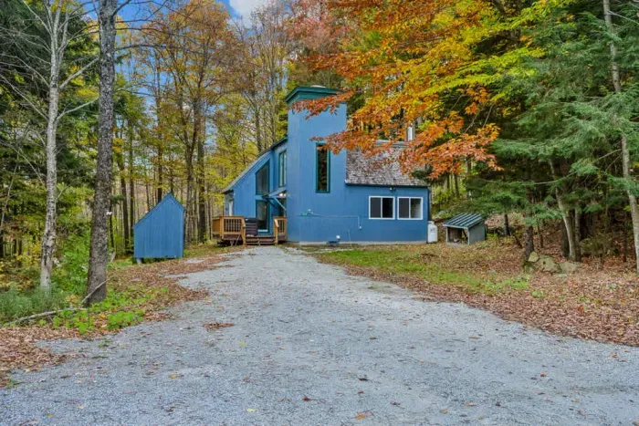 This property is purposely set at the end of a cul-de-sac surrounded by trees