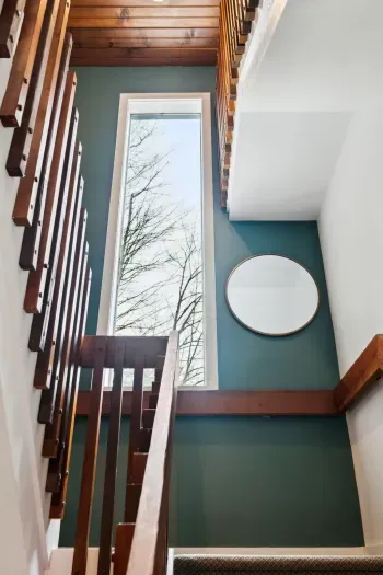 Staircases leading to the 2nd floor