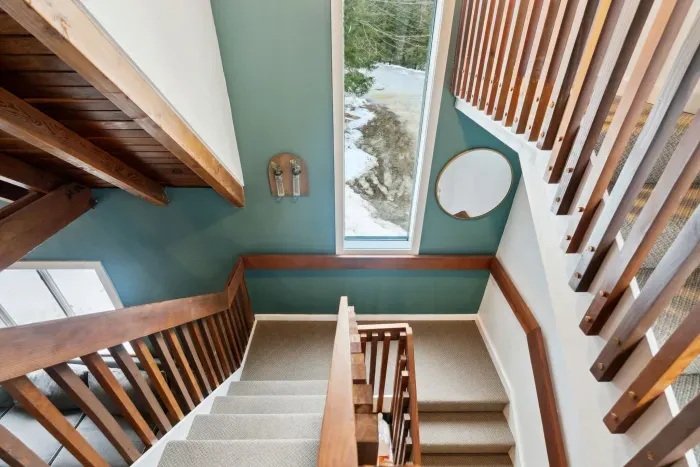 Staircases leading to the 2nd floor