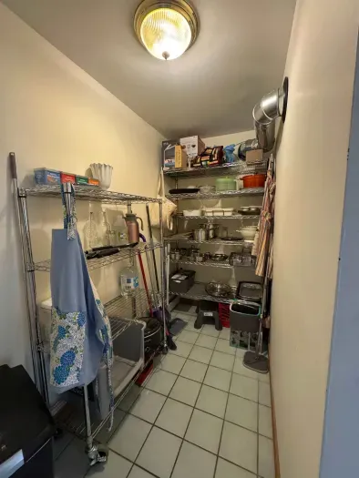 The pantry area off the kitchen has all the essentials needed for making some great meals!