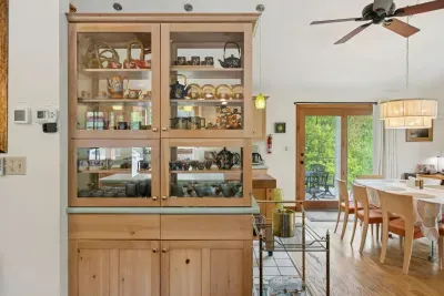 This fully equipped kitchen has all brand new appliances and is equipped with everything you need to make a great meal! Coffee and tea provided!