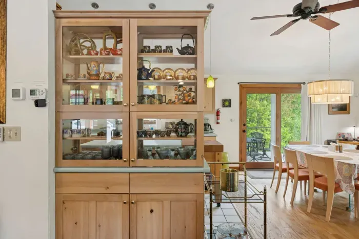 This fully equipped kitchen has all brand new appliances and is equipped with everything you need to make a great meal! Coffee and tea provided!