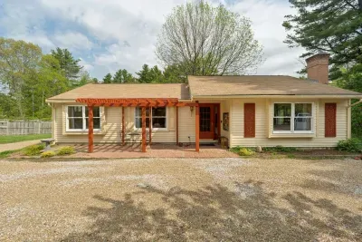 Welcome to The Teahouse! This home is nestled by the Lamprey river in the heart of Epping, NH