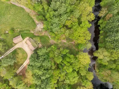 Aerial View of The Teahouse