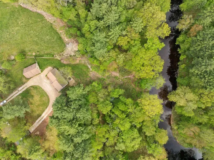 Aerial View of The Teahouse