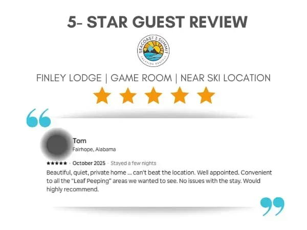 5 Star Review from a recent guest