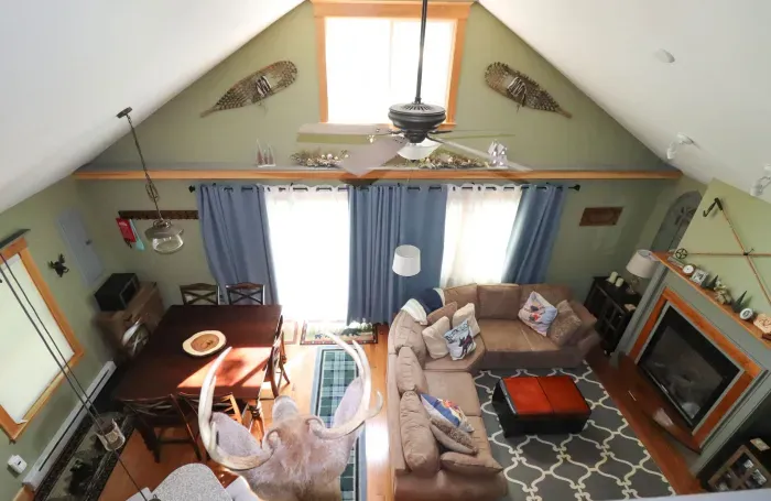 View from the loft bedroom!