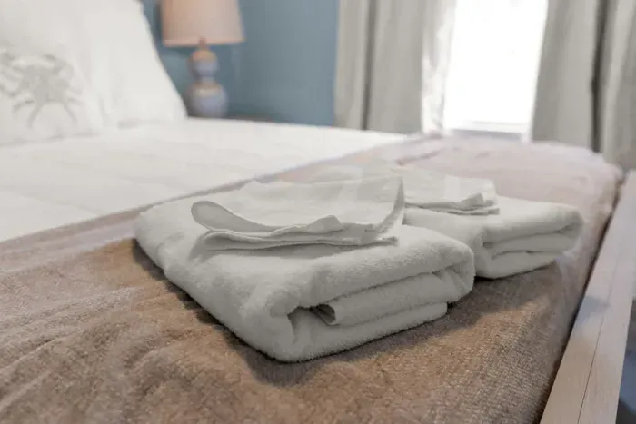 Fresh clean towels provided