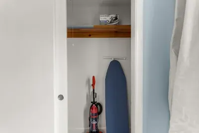 Vacuum, iron & ironing board