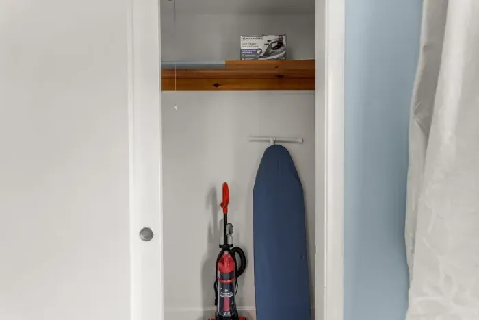 Vacuum, iron & ironing board