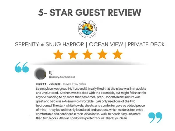 5 Star Review from a Guest