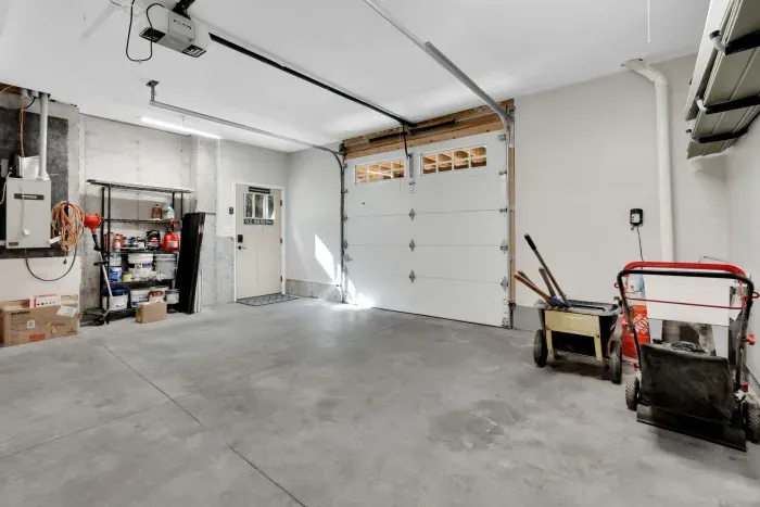 Garage! No parking in the garage please. There is access to the home through the garage