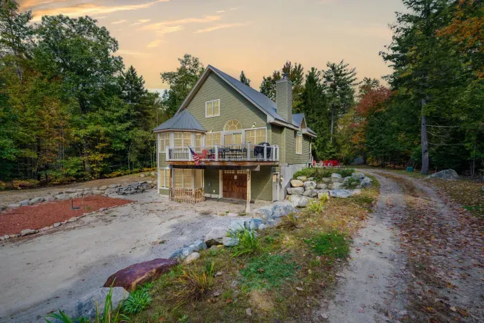 Twilight at Mitten Pines Cabin!