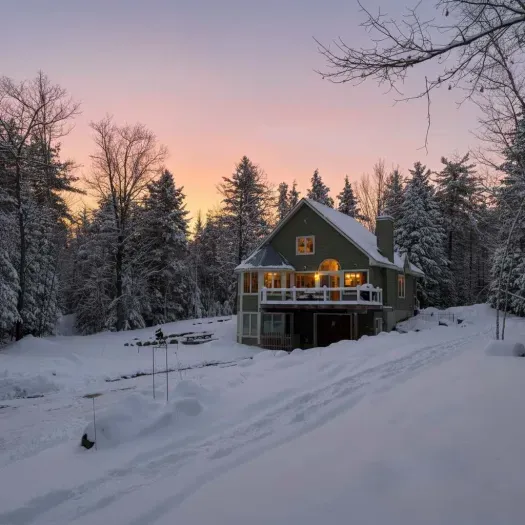 Winter at Mitten Pines Cabin!