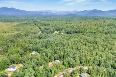 Some more aerials from above Mitten Pines Cabin