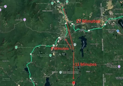 Mitten Pines Cabin is centrally located to many popular destinations including King Pine Ski Resort, North Conway, and Conway
