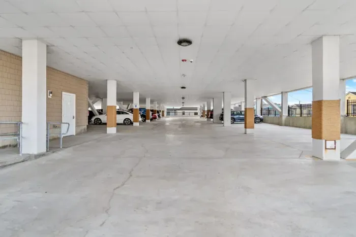 Covered garage parking for 1 vehicle