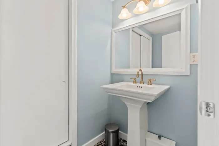 Full bathroom with shower