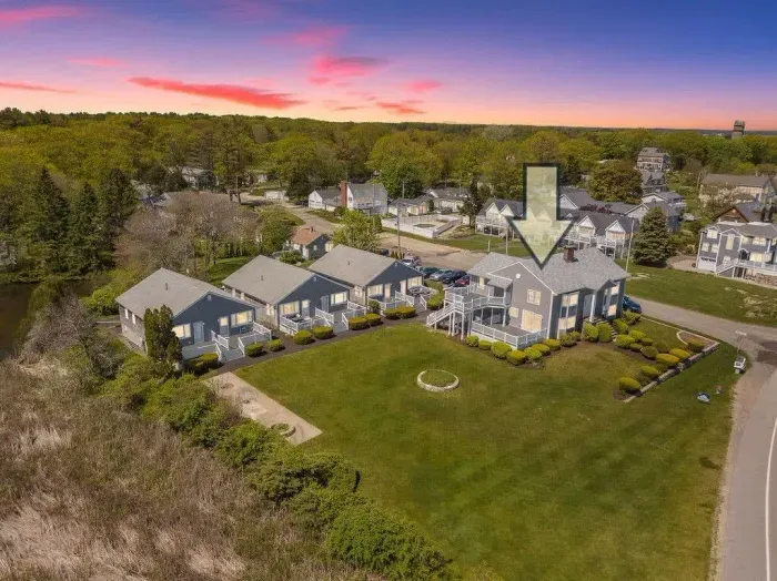 Aerial View - Steps to ocean and walk to Wallis Sands Beach