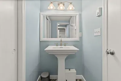 Full bathroom with shower