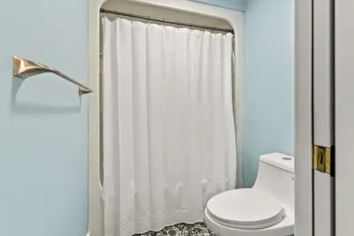 Full bathroom with shower