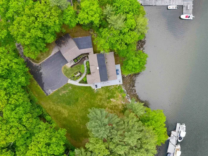 Aerial of the Creekhouse and Sagamore Creek.