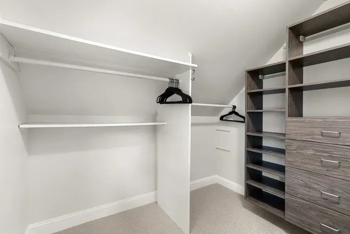 Walk in closet off of the the second level primary bedroom.