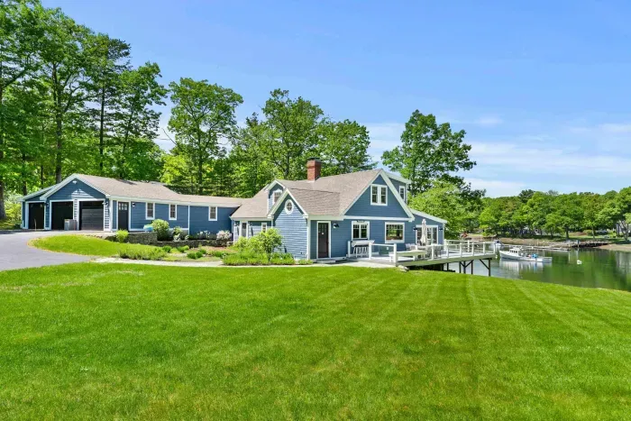 Full view of the Creekhouse from the lawn.