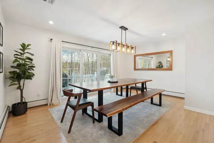 Welcome to Winnisquam Landing! The dining table that comfortable seats 10!