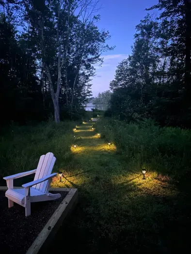 Twilight heading down to the water on a warm summer evening!