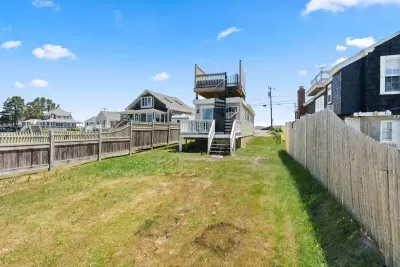 Large private lawn to relax, sunbath and play games