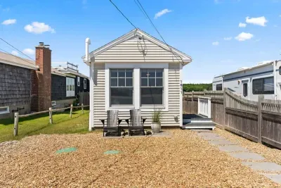 Front street view of property with parking for up to 5 vehicles