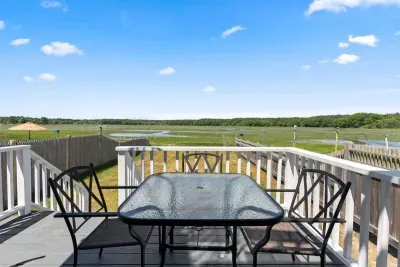 First floor private deck