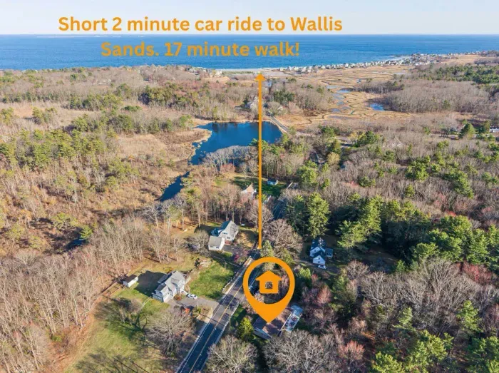 Walk, bike, or drive to Wallis Sands State Park beach!