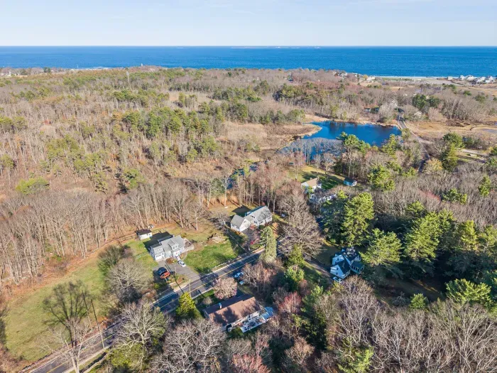 Aerial view of the home!