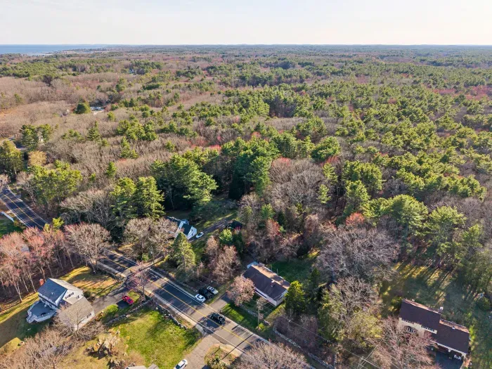 Aerial view of the home!