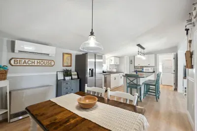 4-person dining table off the kitchen