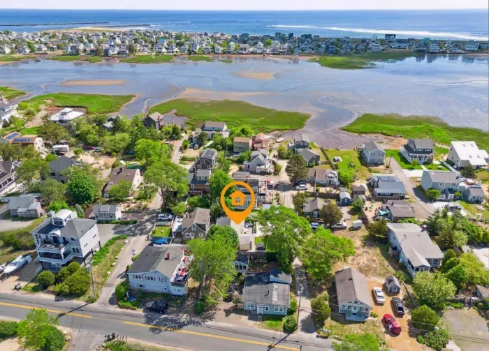 Aerial views of the Plum Island Basin and the home!