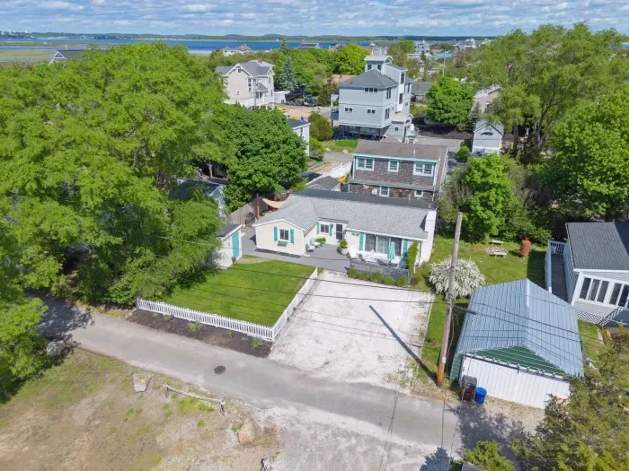 Aerial view of the premises