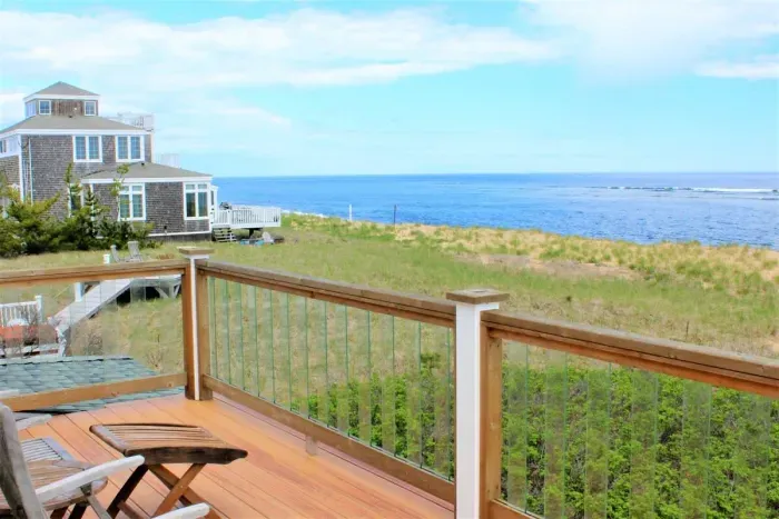 porch overlooking the beach