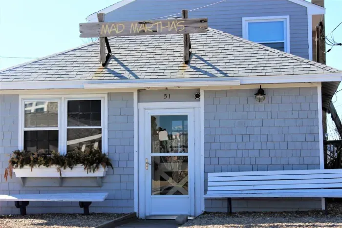 The cottage is located right across the street from the popular Mad Martha's a favorite local breakfast joint!