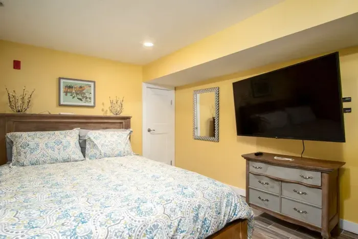 Bedroom #3 with a flat screen TV