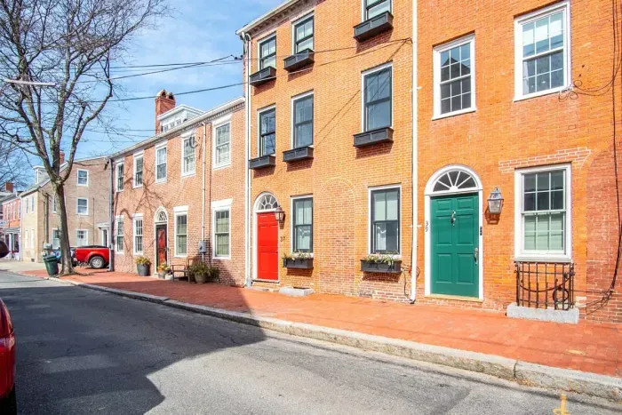 Front, street-side entrance of the property, just steps from the State Street.