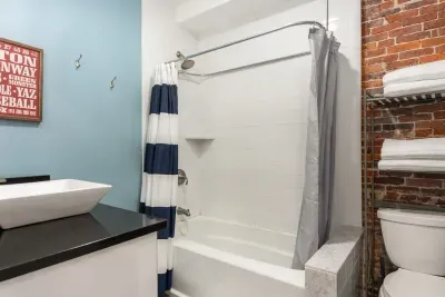 Bathroom #1 with shower and tub
