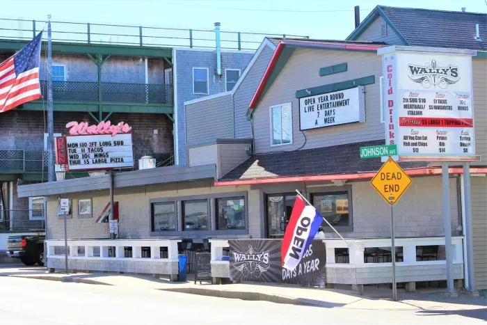 Don't forget to stop at Wally's for live music and beverages!