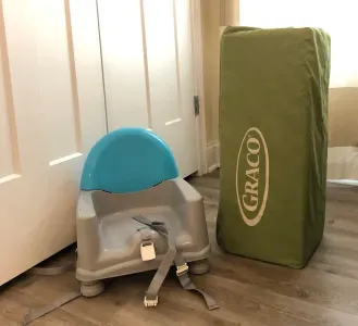 Bringing a little one? We have you covered with a high chair and pack n' play!