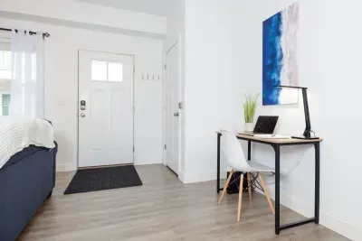 Need a place to work? Taking a "workcation"? We have you covered with a clean, bright space for your working and/or studying needs!