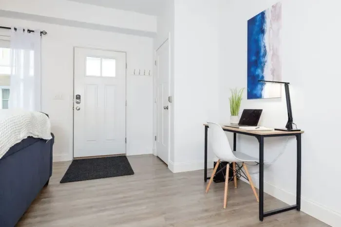 Need a place to work? Taking a "workcation"? We have you covered with a clean, bright space for your working and/or studying needs!